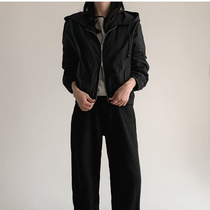 Damen Übergangsjacke mit Kapuze elastisch Eveloria