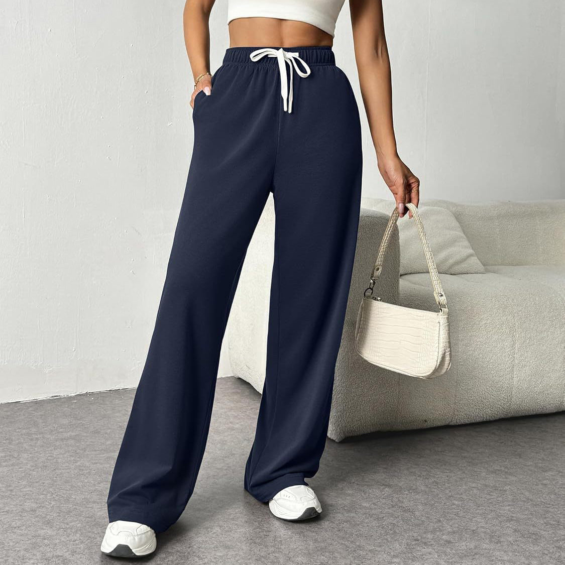 Damen Loungehose Weite Bequemheit Eveloria - Eveloria