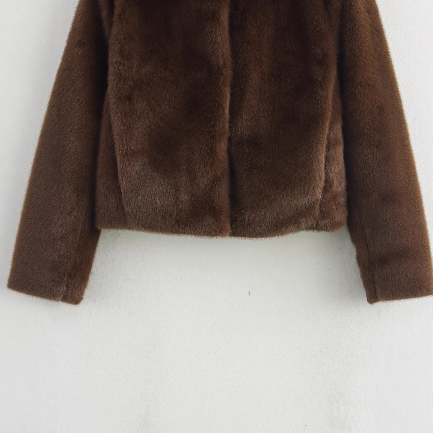 Damen Kunstpelzjacke Kuschelig Eveloria