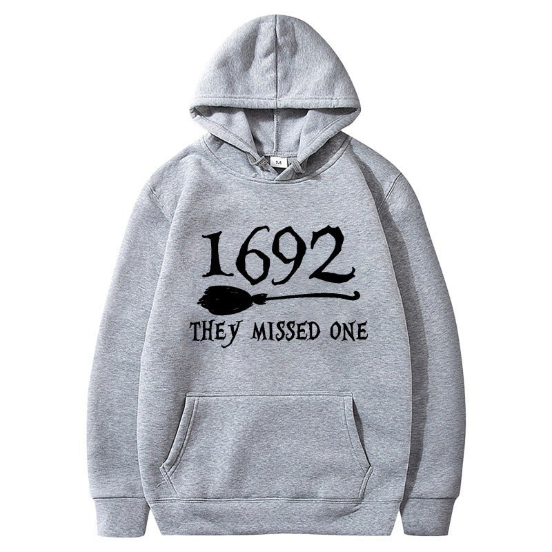 Damen Kapuzenpullover Halloween-Motiv locker Größe
