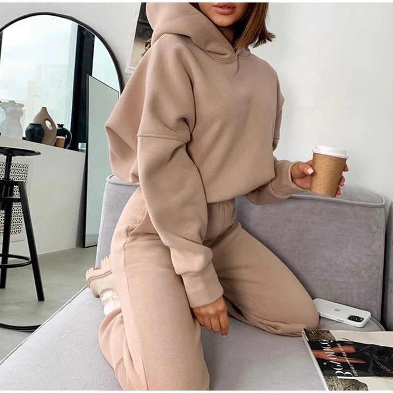 Damen Sportliches Lounge-Set Oversized Hoodie Jogginghosen Eveloria - Eveloria