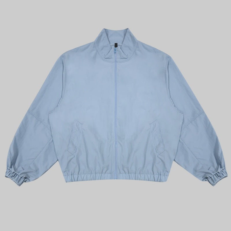 Damen Übergangsjacke Lässig Hochkragen Elastisch Eveloria