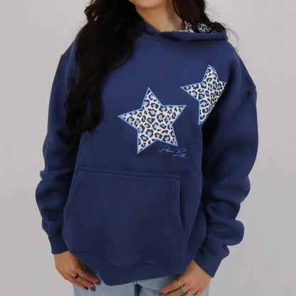 Damen Kapuzenpullover Tiermuster Eveloria - Eveloria