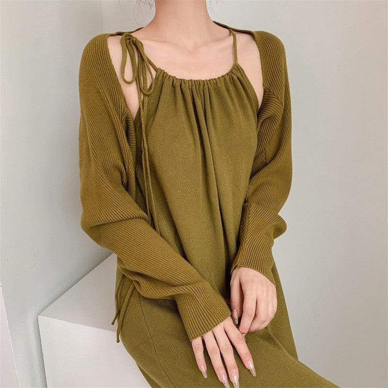 Damen Maxikleid Verstellbare Träger Elegant Eveloria