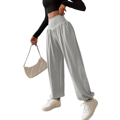 Damen Hochtaillenhose Atmungsaktives Material Eveloria