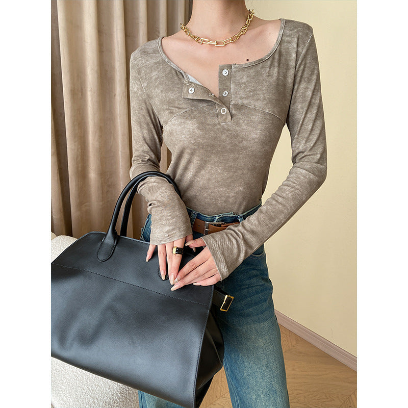 Damen Bootcut-Jeans Hochwerder mit Schlitzen Schwarz Eveloria - Eveloria