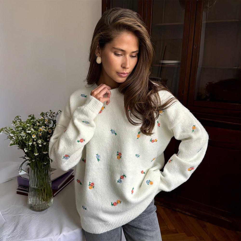 Damen Überwurf Weiches Baumwollmaterial Florales Muster Elastischer