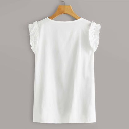 Damen Oberteil mit Rüschendetails Elegantes Design Eveloria