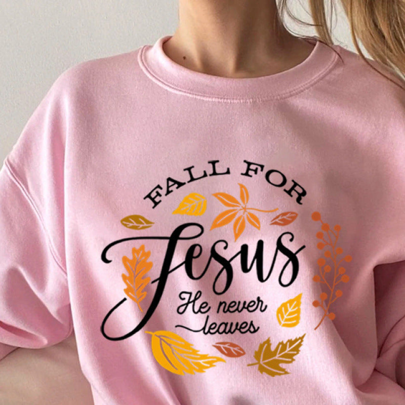 Damen Sweatshirt Weiches Innenfutter Botanisches Herbstmotiv Eveloria