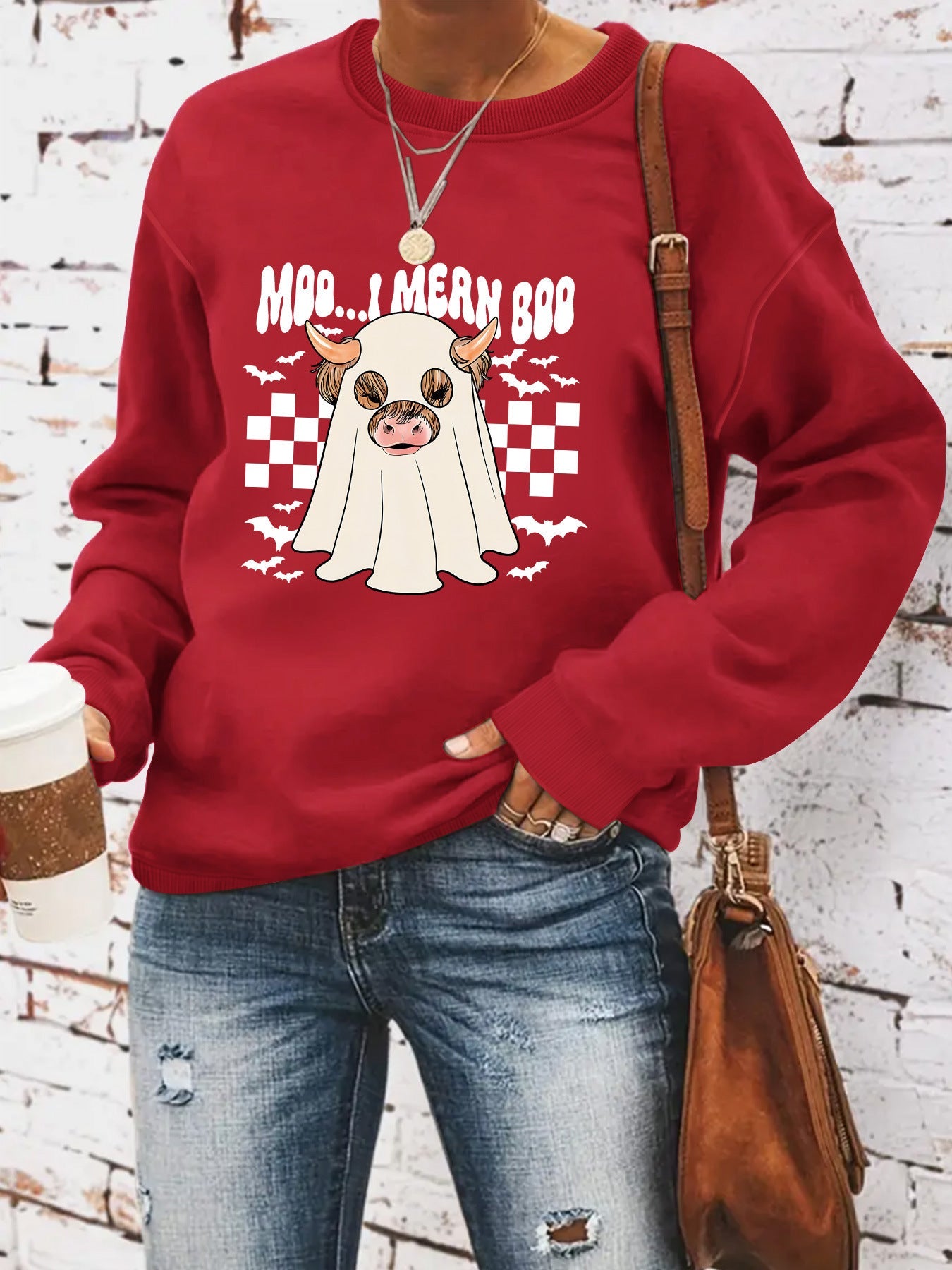Damen Sweatshirt Halloween-Design Eveloria