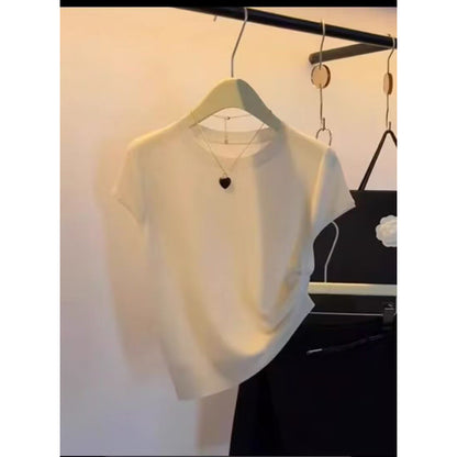 Damen Strickshirt Kurzarm Eveloria