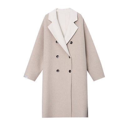 Damen Trenchcoat Doppelter Knopf Moderner Gürtel Eveloria