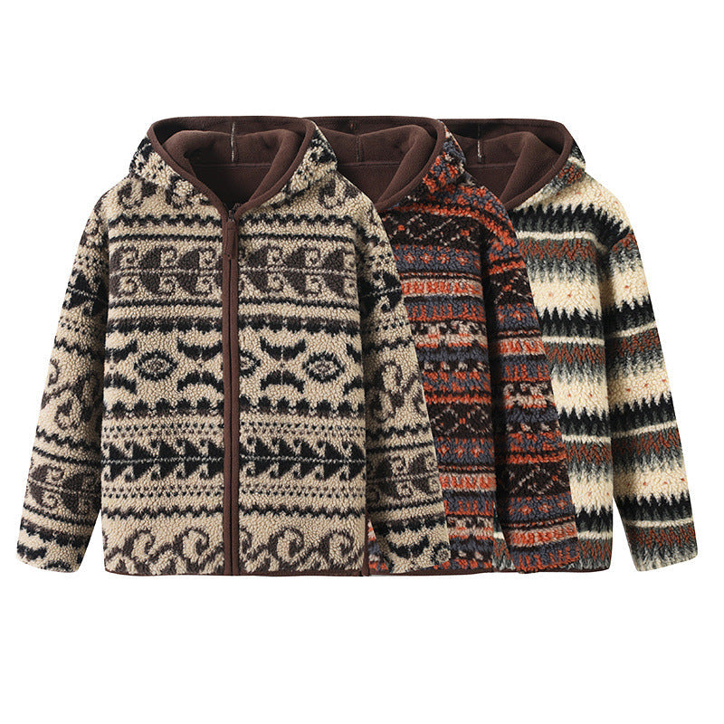 Damen Fleecejacke Muster Eveloria