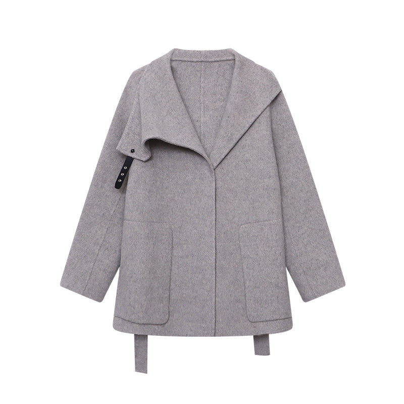 Damen Strickmantel Asymmetrisch Eveloria