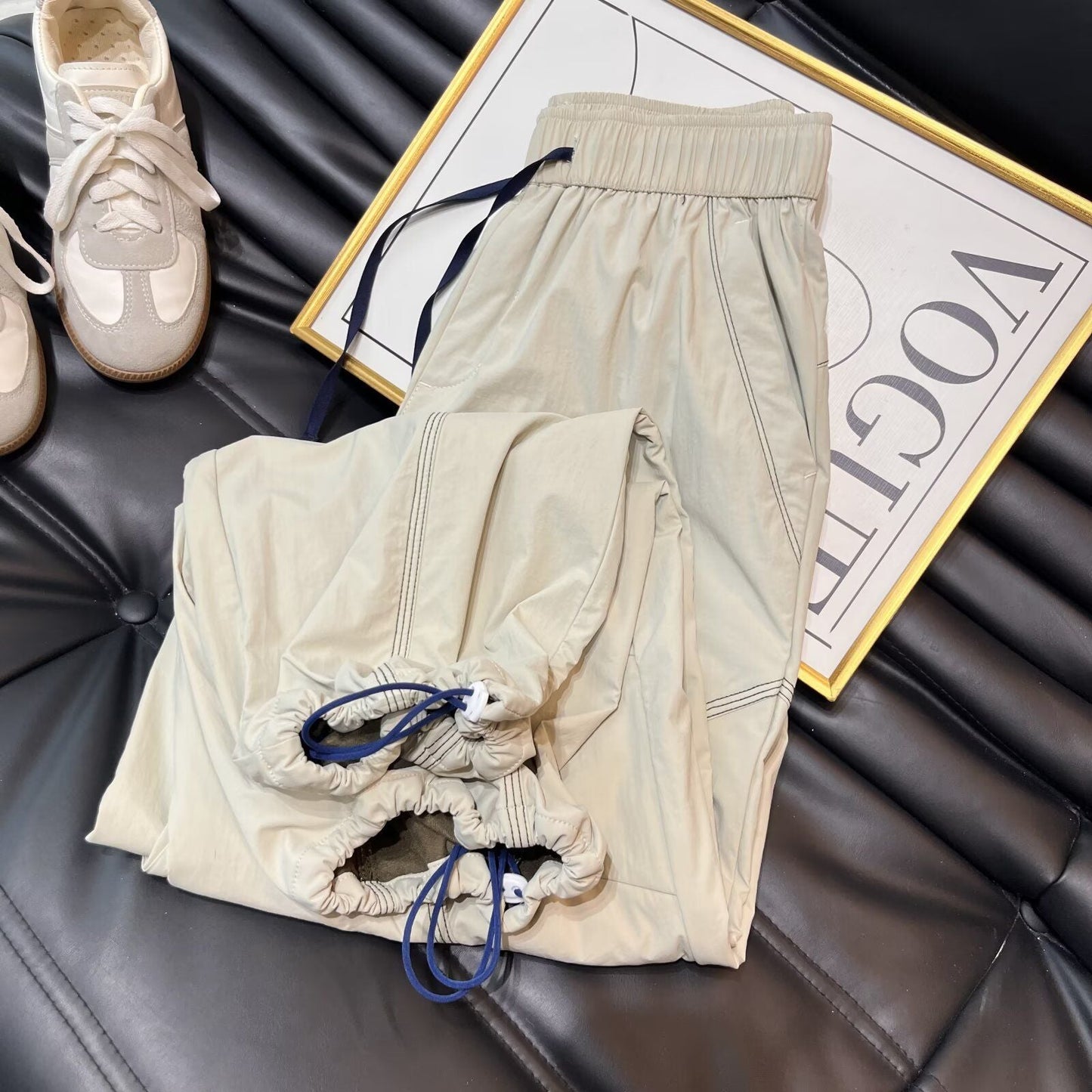 Damen Leichtlaufhose Elastischer Bund Praktische Taschen