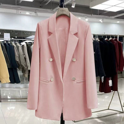 Damen Blazer Doppelter Knopfleiste Moderner Schnitt Eveloria