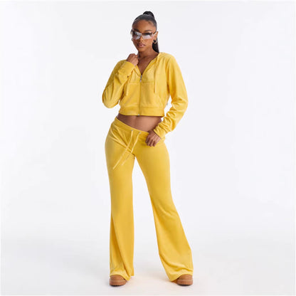 Damen Cropped Kapuzenjacke Baumwolle Reißverschluss