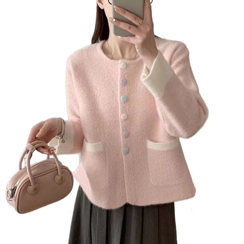 Damen Strickjacke Lässig Eveloria
