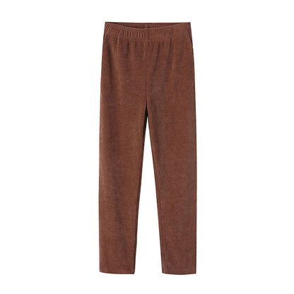 Damen Loungehose Weites Bein Eveloria Baumwolle Bequem