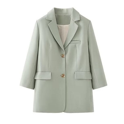 Damen Blazerjacke mit Knöpfen und Taschen Eveloria
