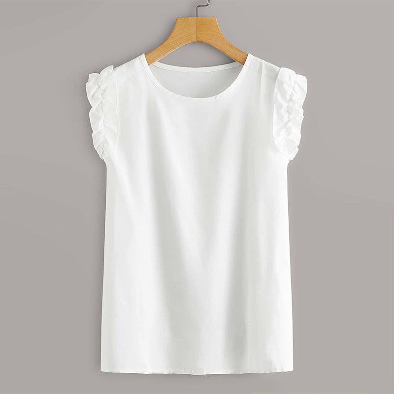 Damen Oberteil mit Rüschendetails Elegantes Design Eveloria - Eveloria