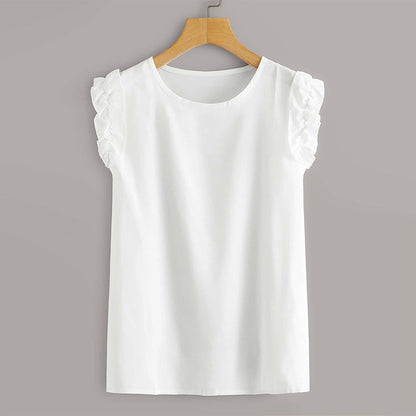 Damen Oberteil mit Rüschendetails Elegantes Design Eveloria - Eveloria