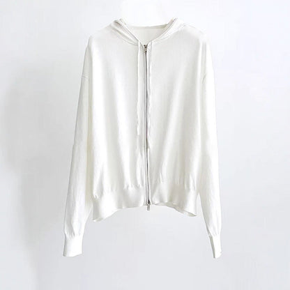 Damen Hoodie Elastischer Bund Lockeres Design Eveloria