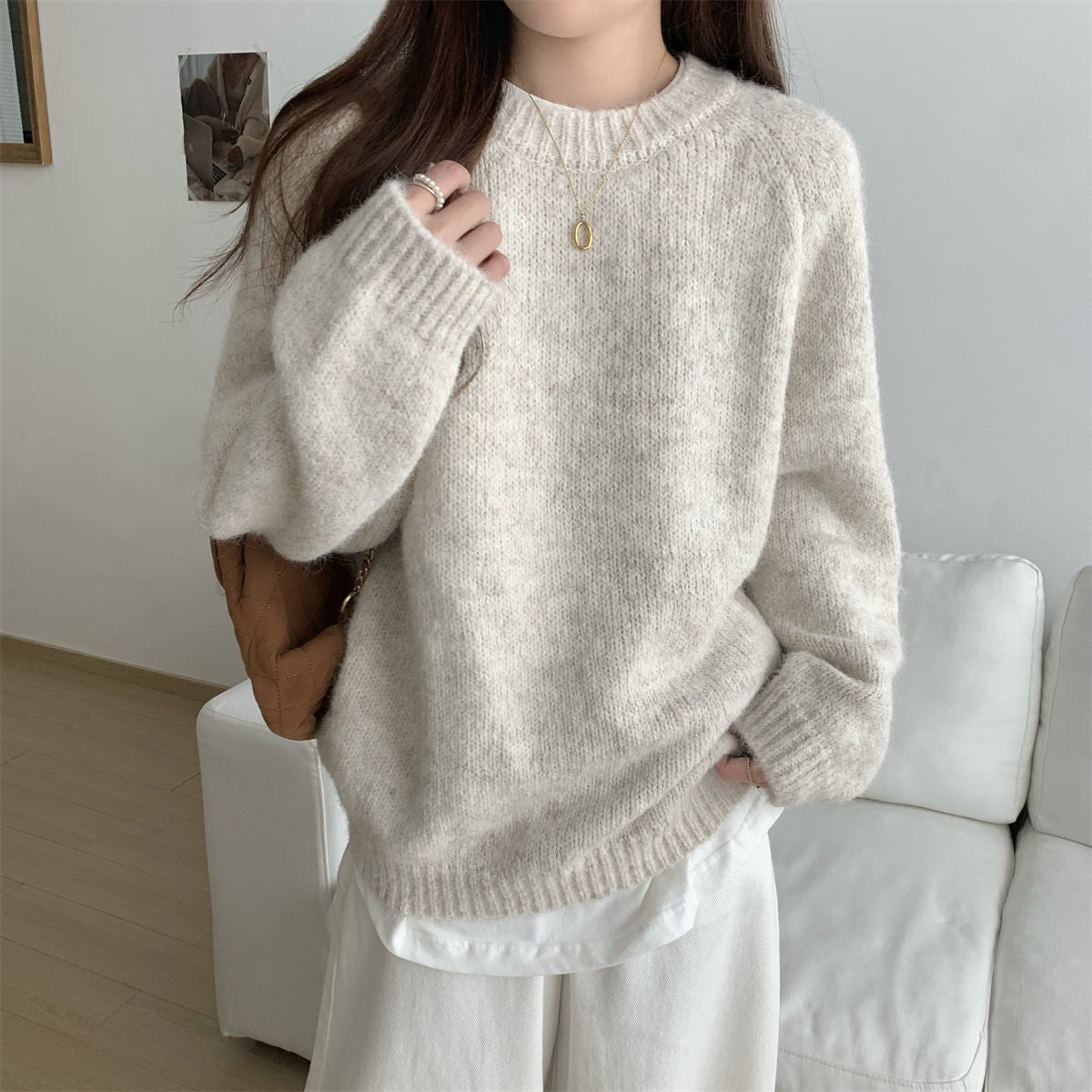 Damen Oversized Pullover Eveloria Weich - Eveloria