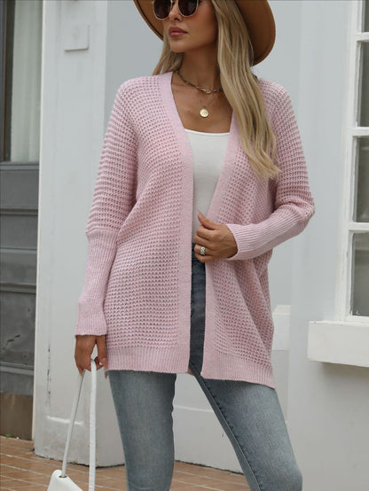 Damen Strickjacke Offen Lässig Weich Eveloria
