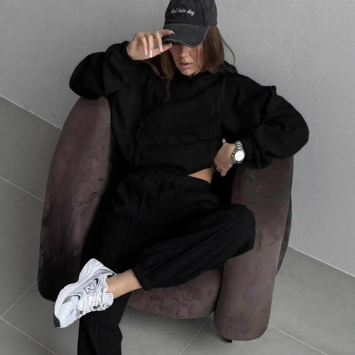 Damen Fleece Freizeitanzug Eveloria