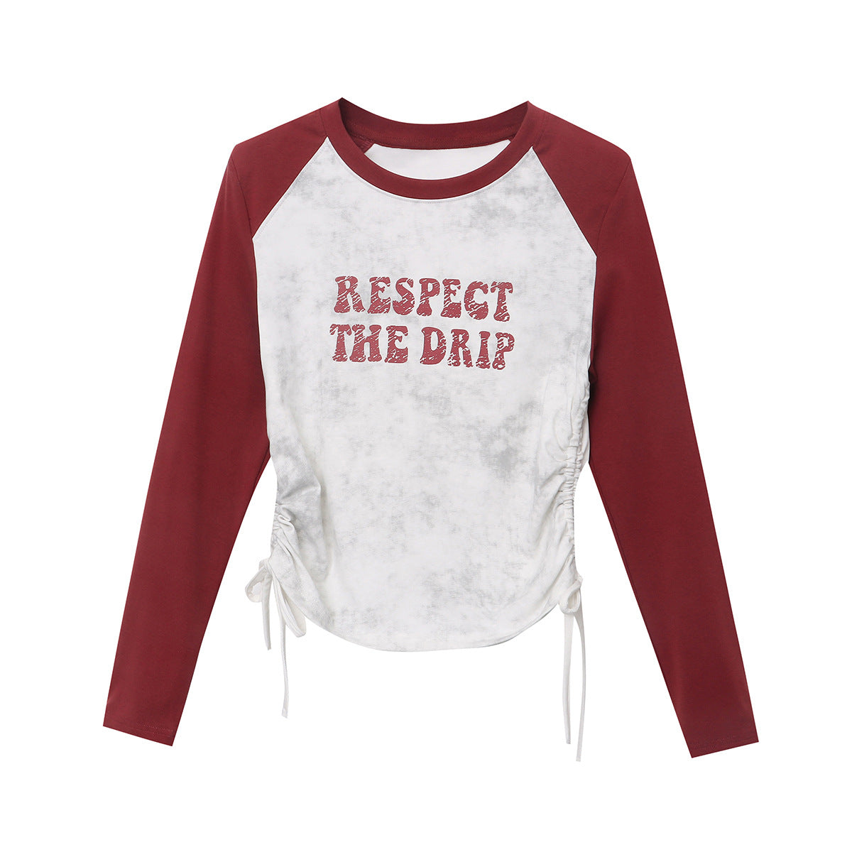 Damen Raglan-Shirt mit Aufdruck Modernes Design Eveloria
