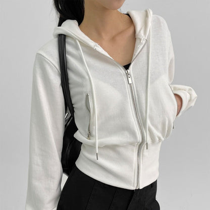 Damen Sportjacke Kapuzenjacke Figurbetont Eveloria - Eveloria