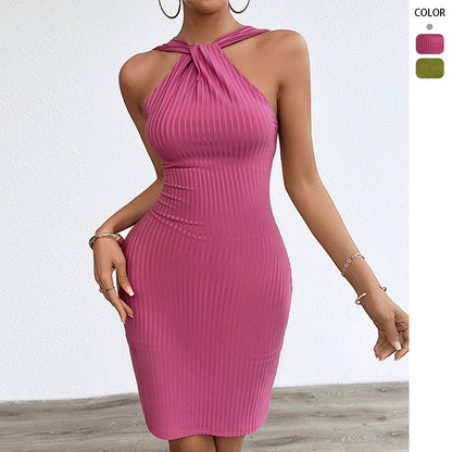 Damen Figurbetontes Kleid mit gehäuftem Oberteil und Raffinen Akzenten - Eveloria