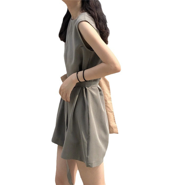 Damen Jumpsuit Tailliert Mit Taschen Eveloria