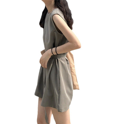 Damen Jumpsuit Tailliert Mit Taschen Eveloria