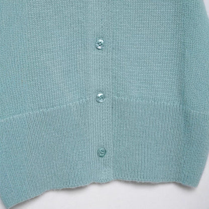 Damen Strickjacke Knopfverschluss Fein Eveloria
