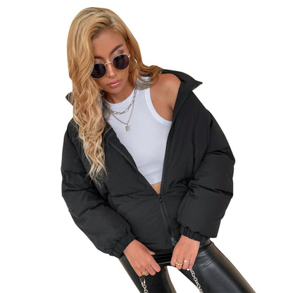 Damen Steppjacke Leicht Reißverschluss Sportlich Eveloria