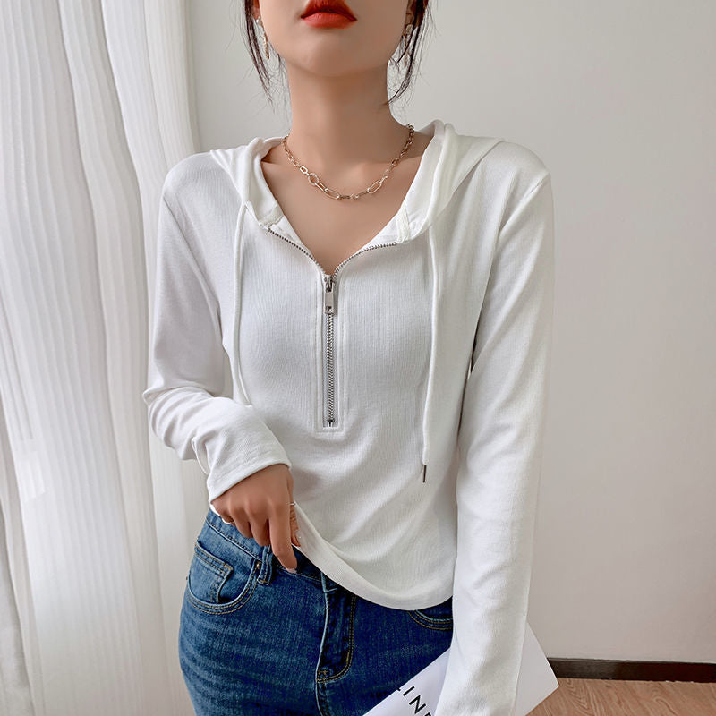 Damen Kapuzenpullover Reißverschluss Eveloria - Eveloria