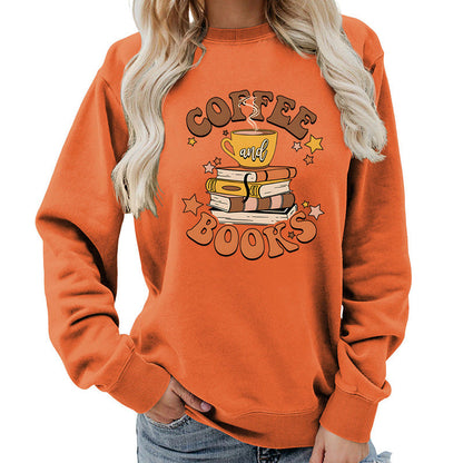 Damen Sweatshirt Kaffeebuch-Design Eveloria