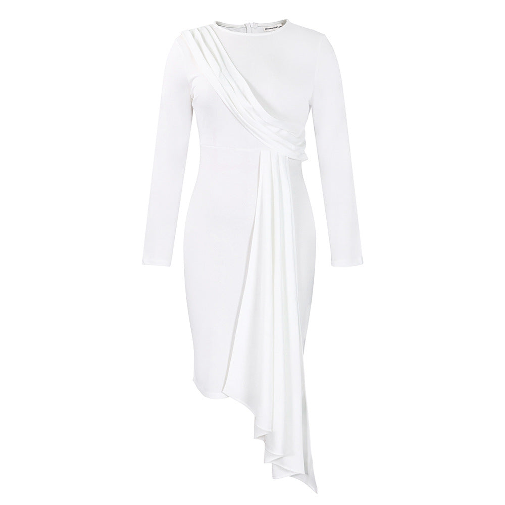 Damen Abendkleid Drapiert Eveloria