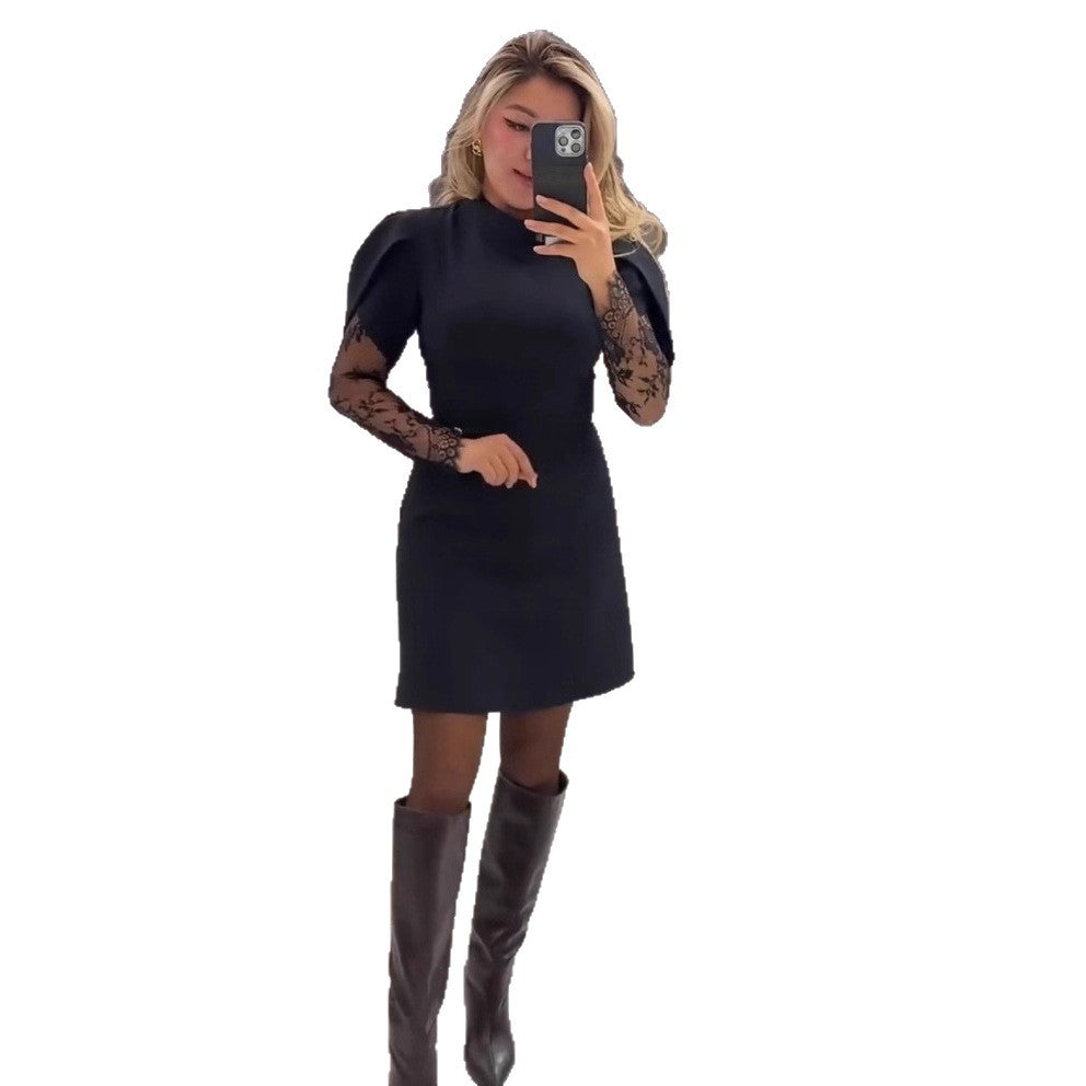Damen Kleid Spitze Figurbetont Eveloria