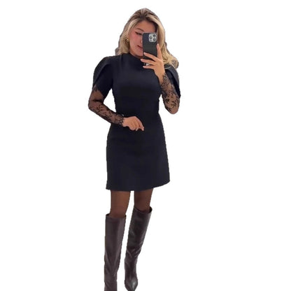 Damen Kleid Spitze Figurbetont Eveloria