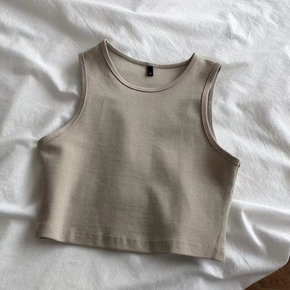 Damen Crop- Atmungsaktives Material Figurbetont