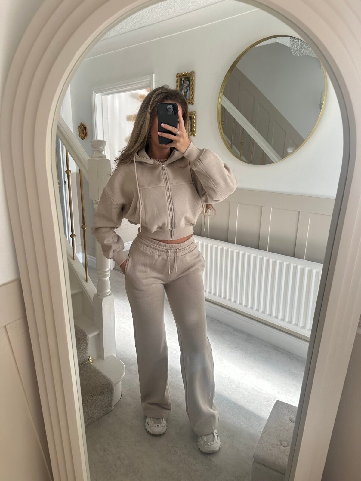 Damen Hoodie Jogginghose Set Lässig Eveloria