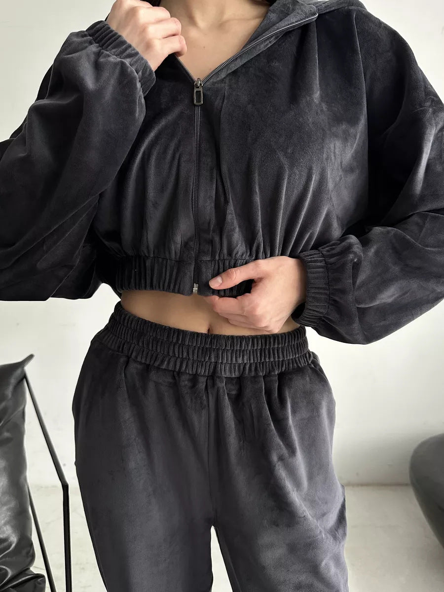 Damen Freizeitjacke Elastischer Bund Eveloria
