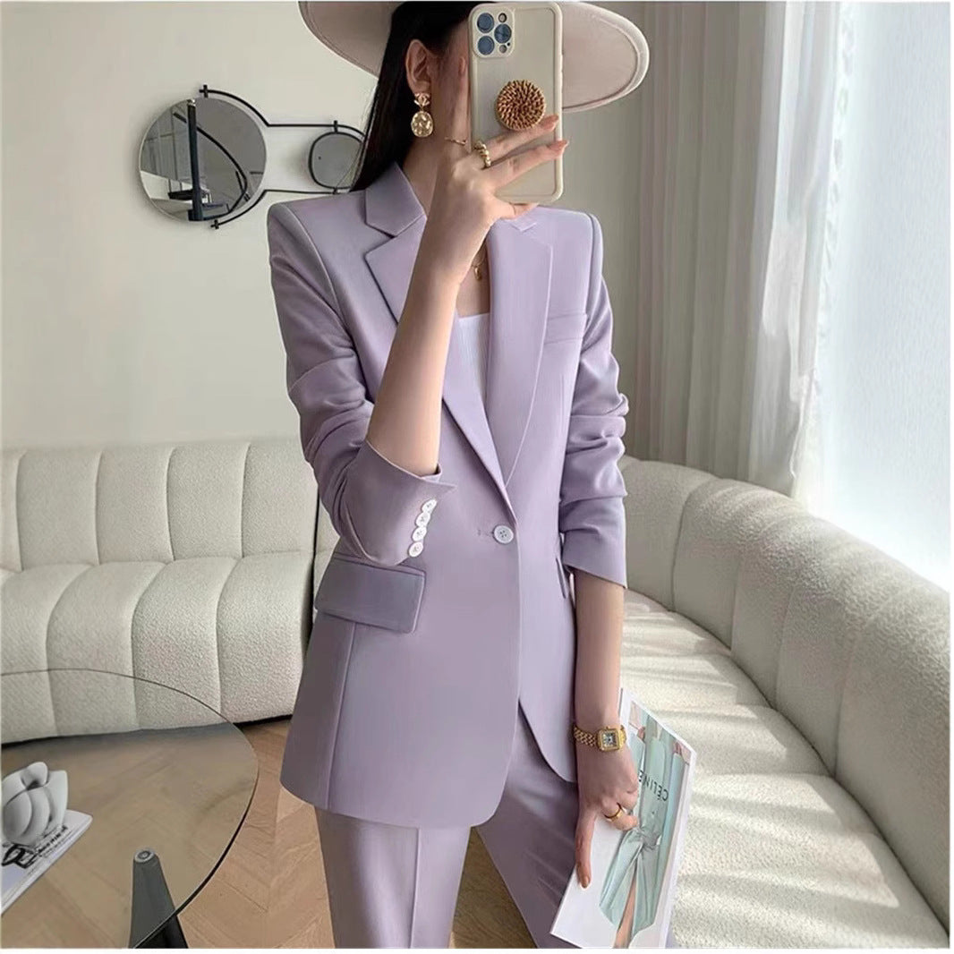 Damen Zweiteiliger Anzug Elegant Schnitt Eveloria