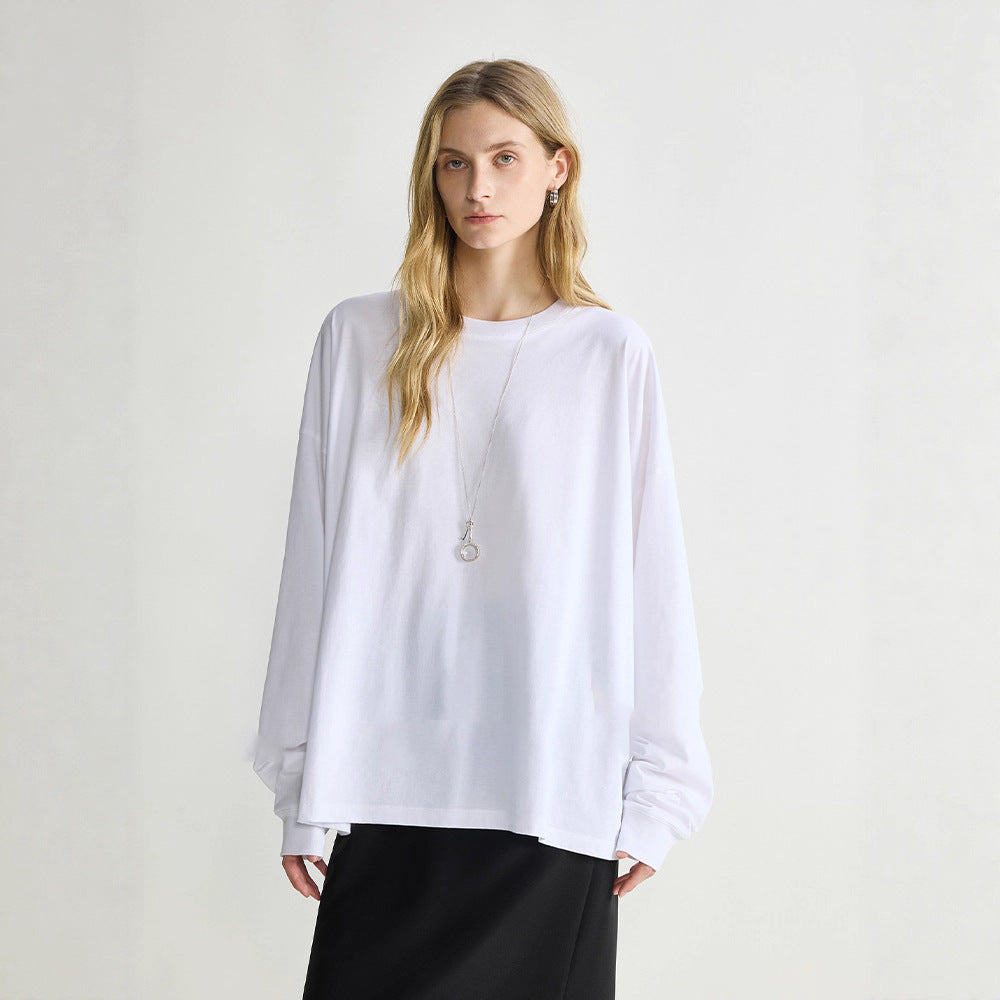 Damen Langarmshirt Minimalistisch Eveloria - Eveloria