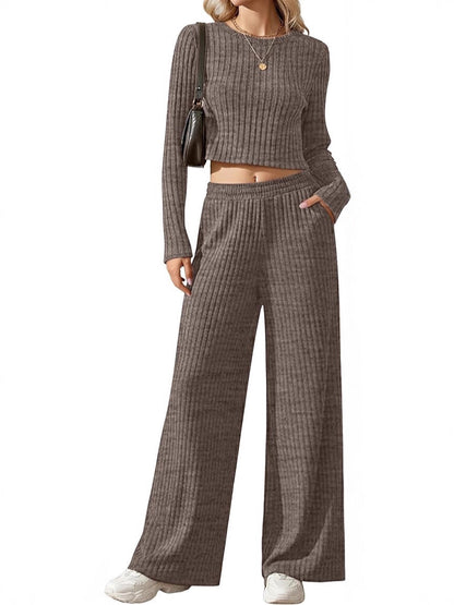 Damen Strickensemble Weites Schnitt Eveloria