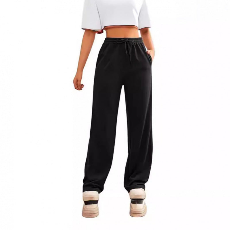 Damen Sweatpants Bequem Elastisch Eveloria