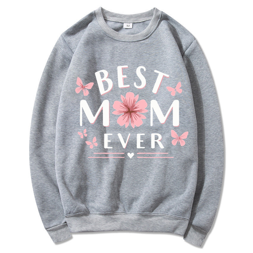 Damen Sweatshirt Floral Design Weiss